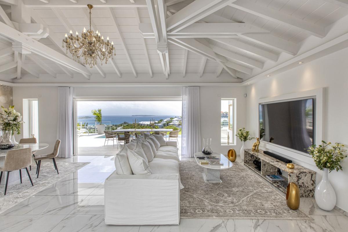 8 Location villa Baie Orientale Saint Martin_salon
